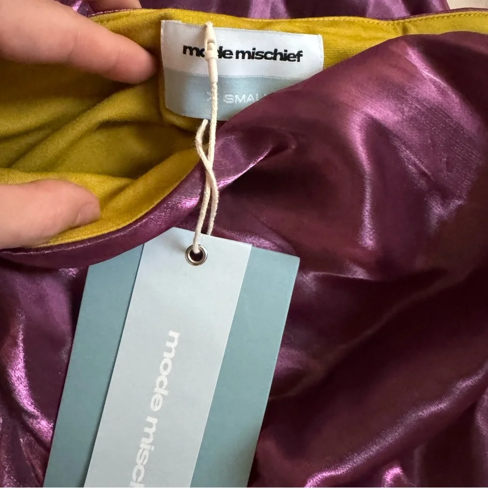 Mode Mischief Melt Panel Tube Top Dress - Picture 5 of 6